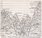 Vintage illustration of heights of the world`s chief mountains 1930s