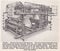 Vintage illustration of Intaglio - Machine for rotary photogravure 1900s.