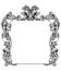 Vintage Imperial Baroque Mirror frame. Vector French Luxury rich intricate ornaments. Victorian Royal Style decor