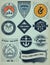 Vintage Insignias / logotypes set.