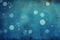 Vintage-inspired blue background with grunge texture, geometric circles, and dots