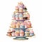 Vintage-inspired Cupcake Tower with Delightful Treats