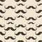 Vintage Inspired Moustache Repeating Pattern