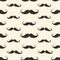 Vintage Inspired Moustache Repeating Pattern