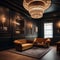 A vintage-inspired speakeasy with velvet couches, dim lighting, and a hidden entrance2