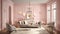 vintage interior in Dusty Rose