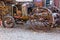 Vintage Iron Tractor In Salvage Yard