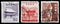 Vintage Japanese postage stamps