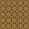 Vintage Java batik pattern seamless texture with modern golden brown color