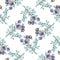 Vintage juniper seamless pattern. can be used as greeting card, invitation card for wedding, birthday and other holiday