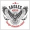 Vintage label Eagle - Retro emblem