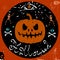 Vintage Label, Halloween Style.