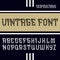 Vintage label typeface handcrafted font for any label design
