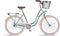 Vintage ladies bicycle with wicker basket