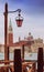 Vintage lamppost in Venice, Italy