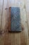 Vintage ledger with marbleized paper cover