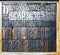 Vintage Letterpress wood type printing blocks Top view