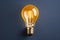 Vintage lightbulb bright light bulb edison lamp electrical thinking idea concept innovation technology symbol solution