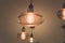 Vintage lightbulbs hanging on ceiling