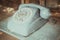 Vintage line telephone receiver