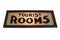 Vintage lit Tourist Rooms Hotel Sign