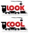 Vintage locomotive logo template