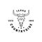 Vintage longhorn for texas countryside farm ranch logo design