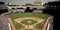 Vintage look at Old Yankee Stadium, Bronx, NY