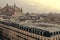 Vintage look with rooftops and Opera Garnier at Paris