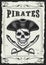 Vintage Looking Invite Template for a Party or Event with Death or Pirate