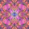 VINTAGE MANDALA. PASTEL COLORS PALLET. ABSTRACT BACKGROUND. CENTRAL FLOWERS. LEAVES IN THE BACKGROUND