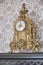 Vintage mantel clock in Baroque style