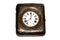 Vintage Mantel Clock on White Background