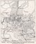 Vintage map of Canberra 1900s.