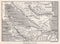 Vintage map of Nicaragua Canal 1900s
