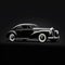 Vintage Mercedes Benz S Class: Dark And Richly Colored Illustration