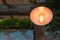 Vintage metal lamp interior lighting bulbs retro style decoration