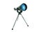 Vintage metal telescope isolated