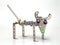 Vintage metal toy - dog