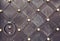 Vintage metallic pattern. Decorative checkered elements