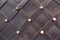 Vintage metallic pattern. Decorative checkered elements