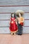 Vintage Mexican Couple Cloth Dolls