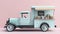 Vintage Model A Type Pickup Truck Coffee Stand