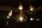 Vintage and modern lamps as decorative room lighting