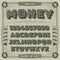 Vintage Money Font with shadow