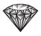 Vintage monochrome diamond concept