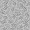 Vintage monochrome money seamless pattern