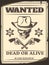 Vintage Monochrome Wild West Wanted Poster