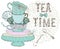 Vintage morning tea time background