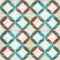 Vintage mosaic seamless pattern with grunge effect